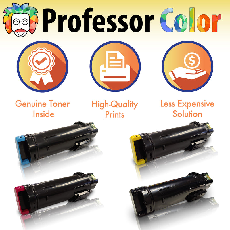 High Yield 4 Pack Multicolor Toner Set - Professor Color