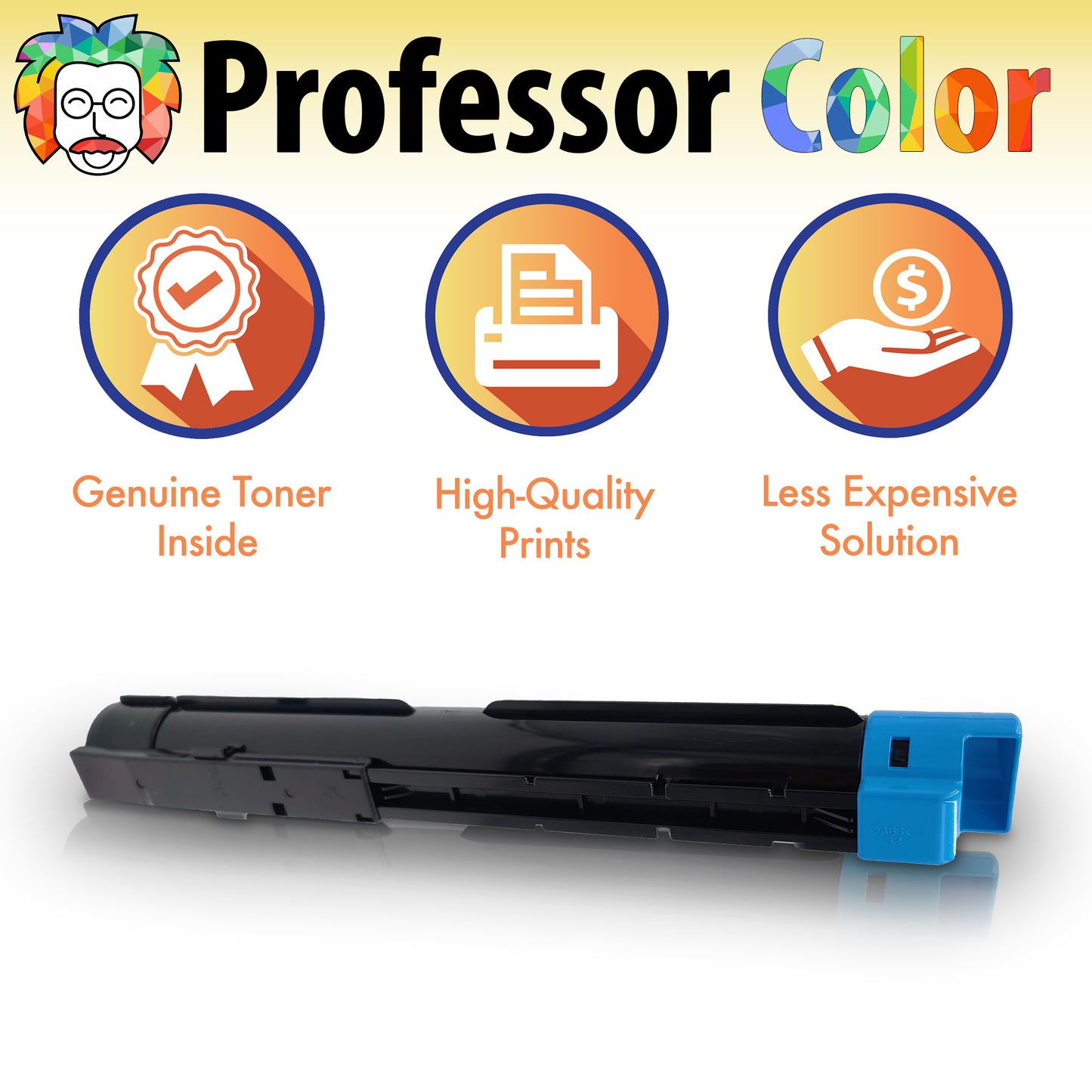 Standard Yield Cyan Toner - Professor Color