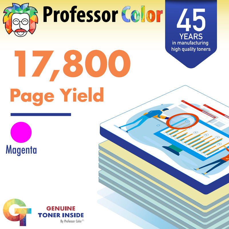 High Yield Magenta Toner - Professor Color