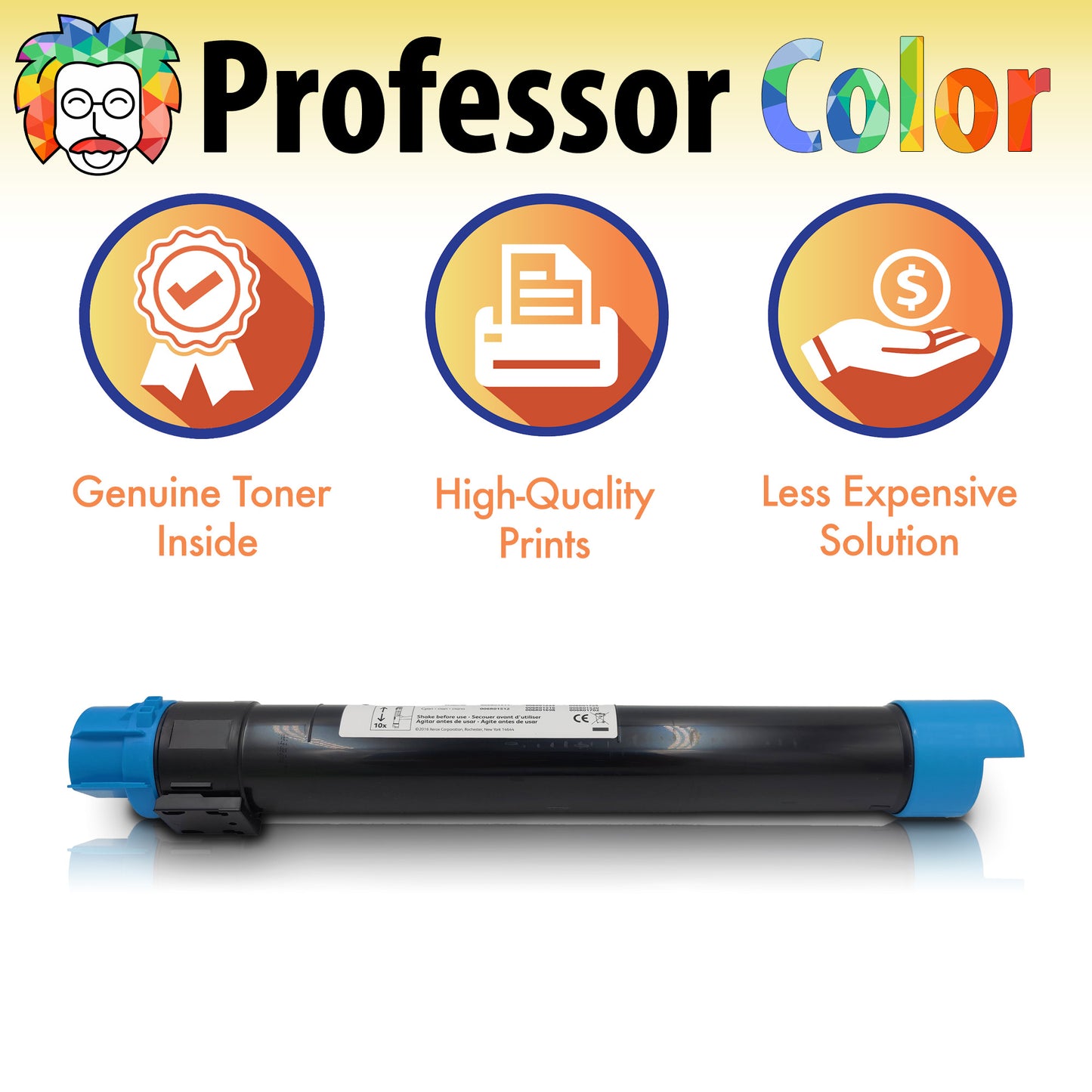 Standard Yield Cyan Toner - Professor Color