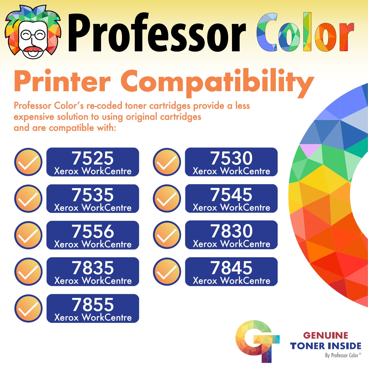 Standard Yield Magenta Toner - Professor Color