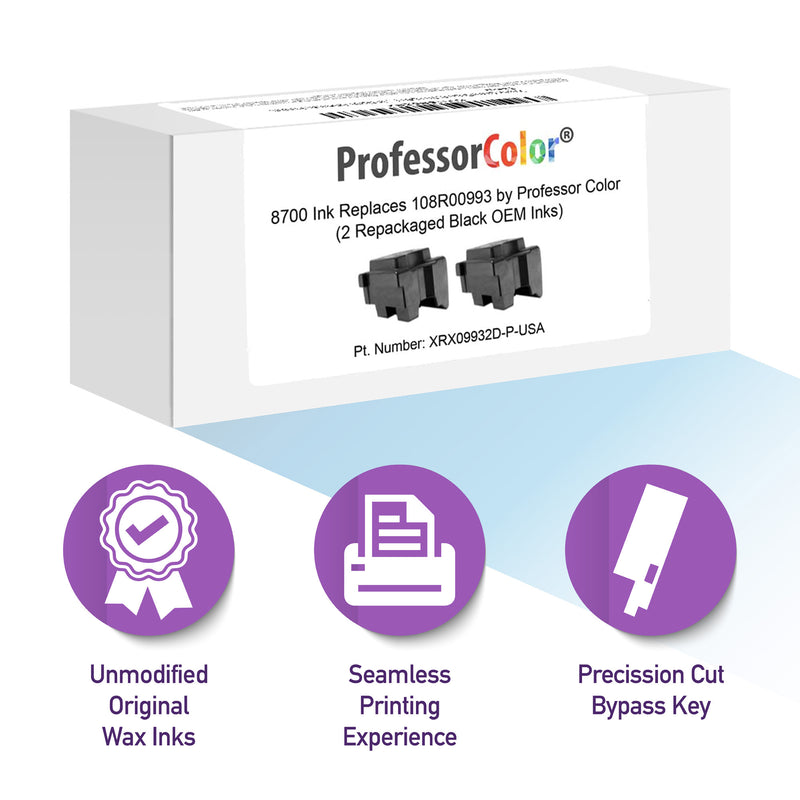 8700 Inks Replaces 108R00990 108R00991 108R00992 108R00994 (10 Repackaged Inks) - Professor Color
