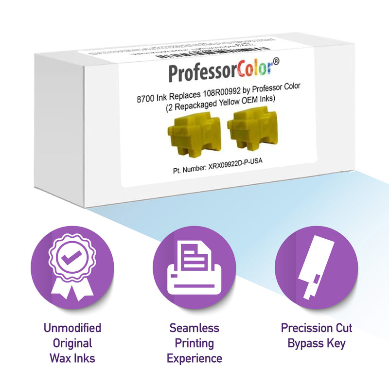 2 Pack Yellow Ink Set - Professor Color