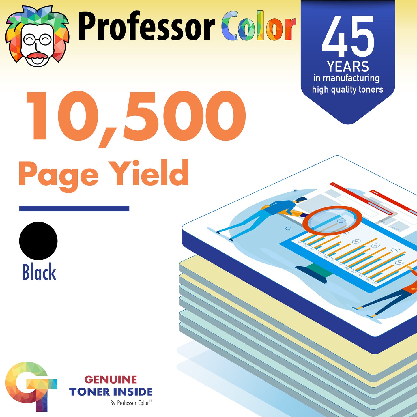 Extra High Yield Black Toner - Professor Color