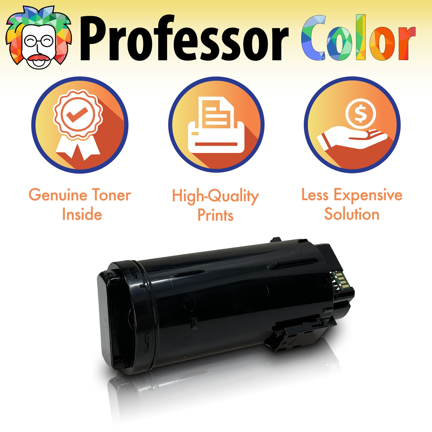 High Yield Black Toner - Professor Color