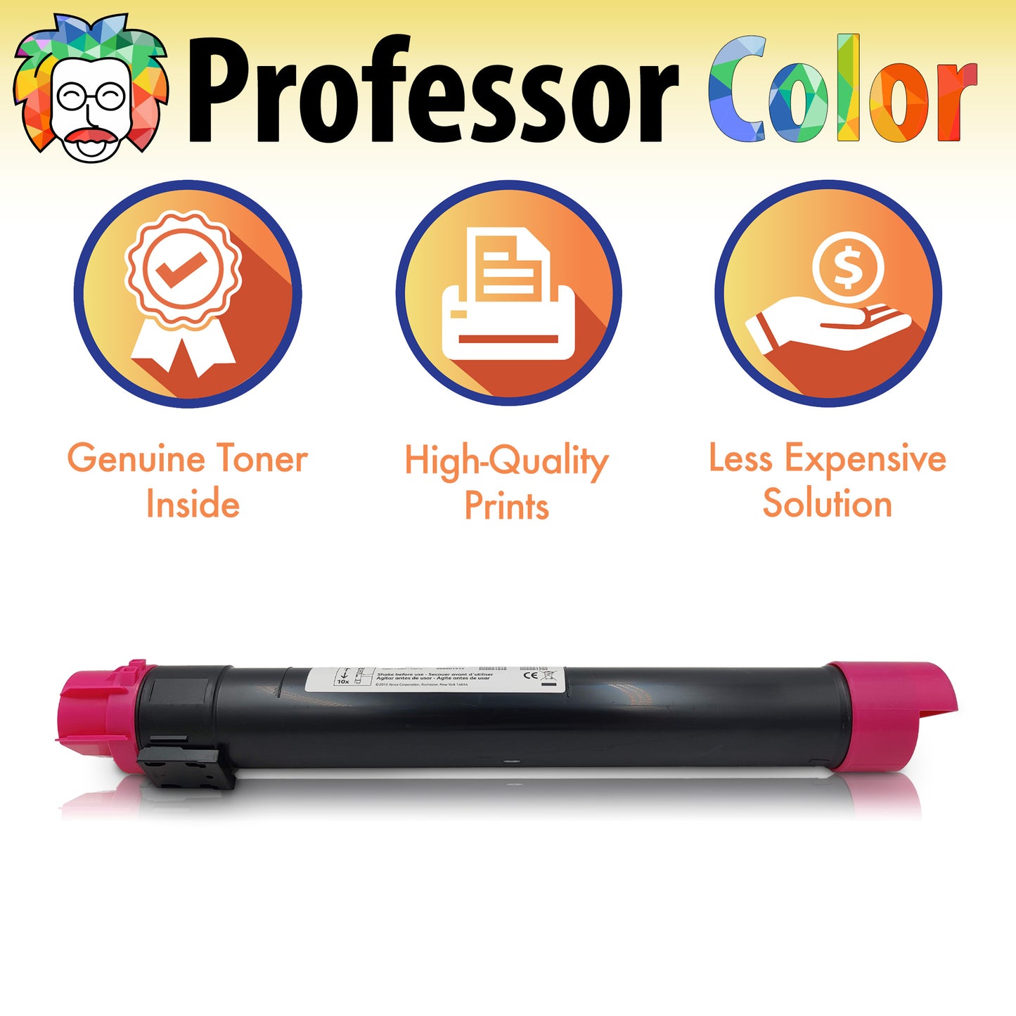 Standard Yield Magenta Toner - Professor Color