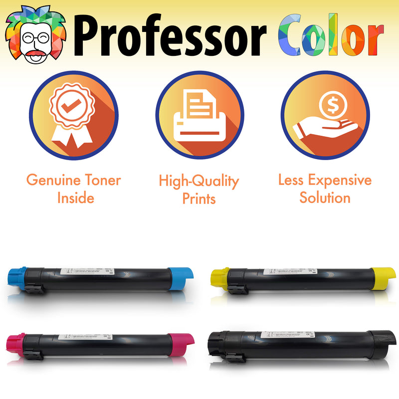 Standard Yield 4 Pack Multicolor Toner Set - Professor Color