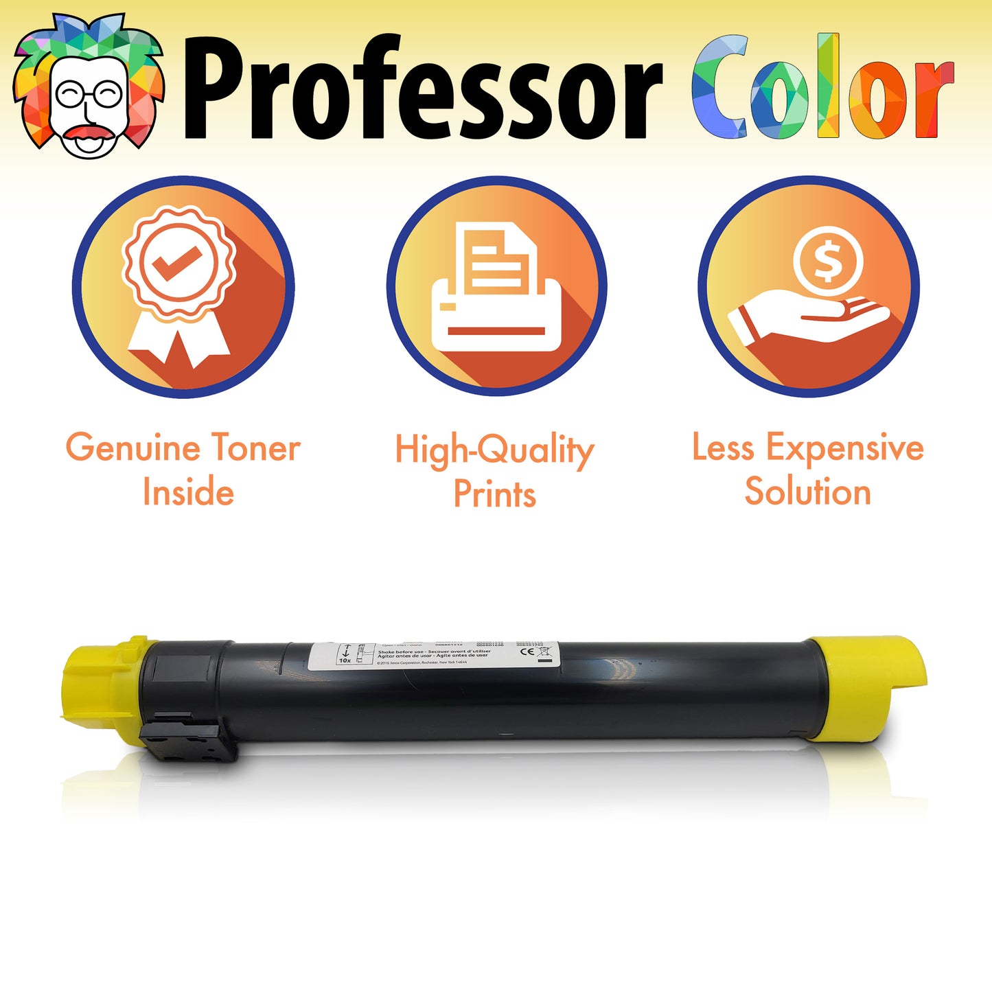 Standard Yield Yellow Toner - Professor Color