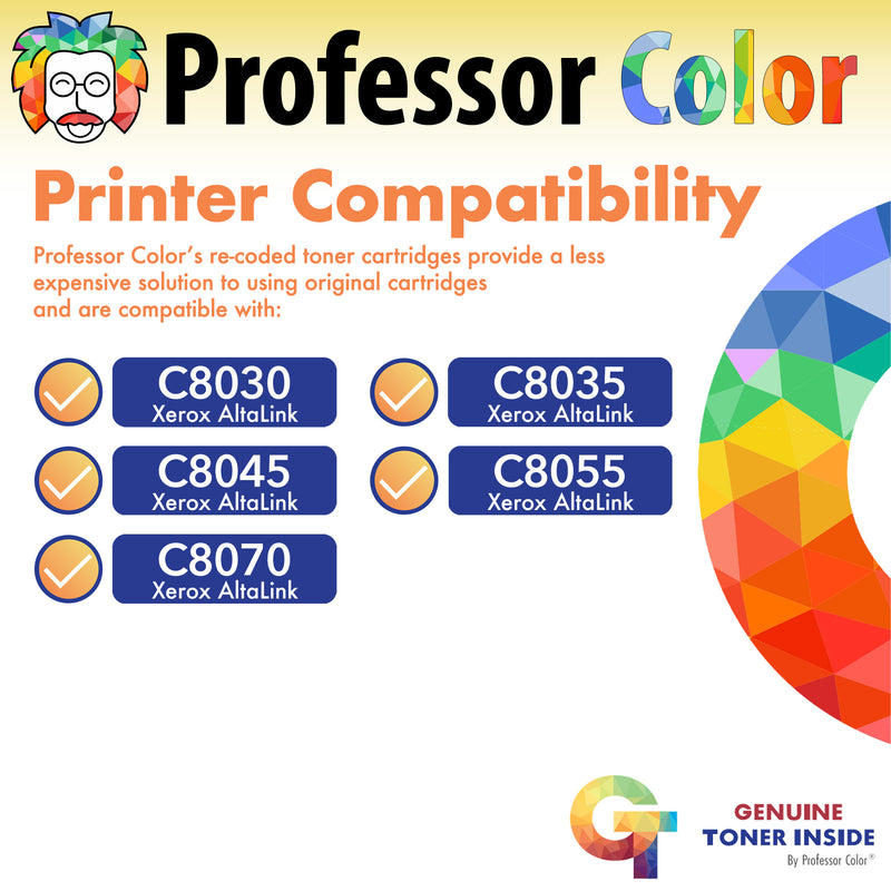 Standard Yield Cyan Toner - Professor Color