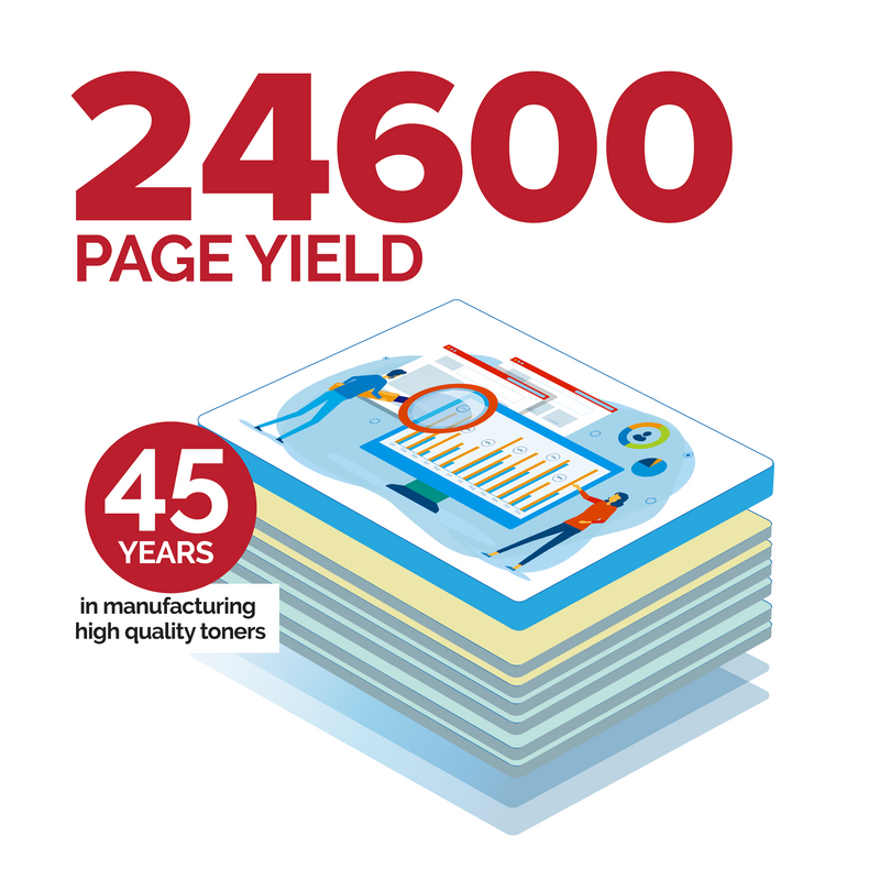 Professor Color Compatible Toner Cartridge Replacement for Xerox VersaLink B400 B405 106R03584 - Black - Professor Color