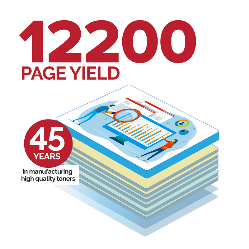 Professor Color Compatible Toner Cartridge Replacement for Xerox VersaLink C600 C605 106R03903 - Black - Professor Color