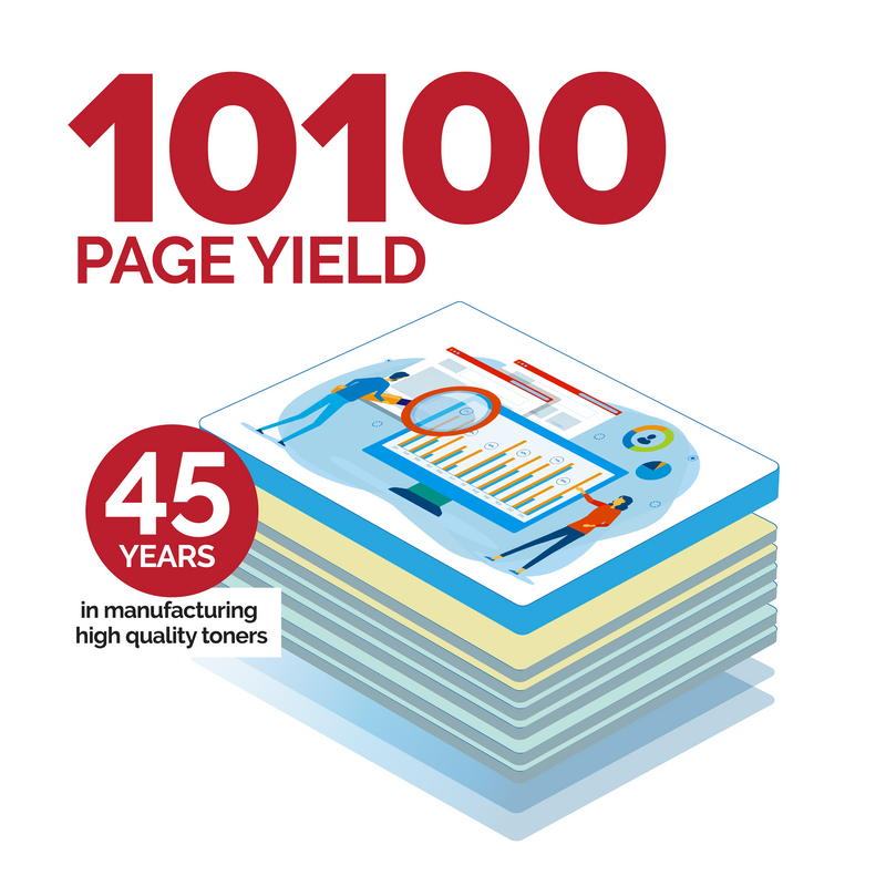 Professor Color Compatible Toner Cartridge Replacement for Xerox VersaLink C600 C605 106R03901 - Magenta - Professor Color