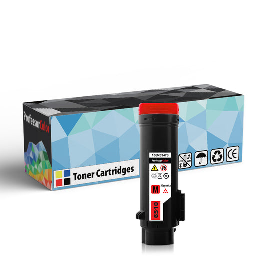 Professor Color Compatible Toner Cartridge Replacement for Xerox Phaser 6510 106R03478 - Magenta - Professor Color