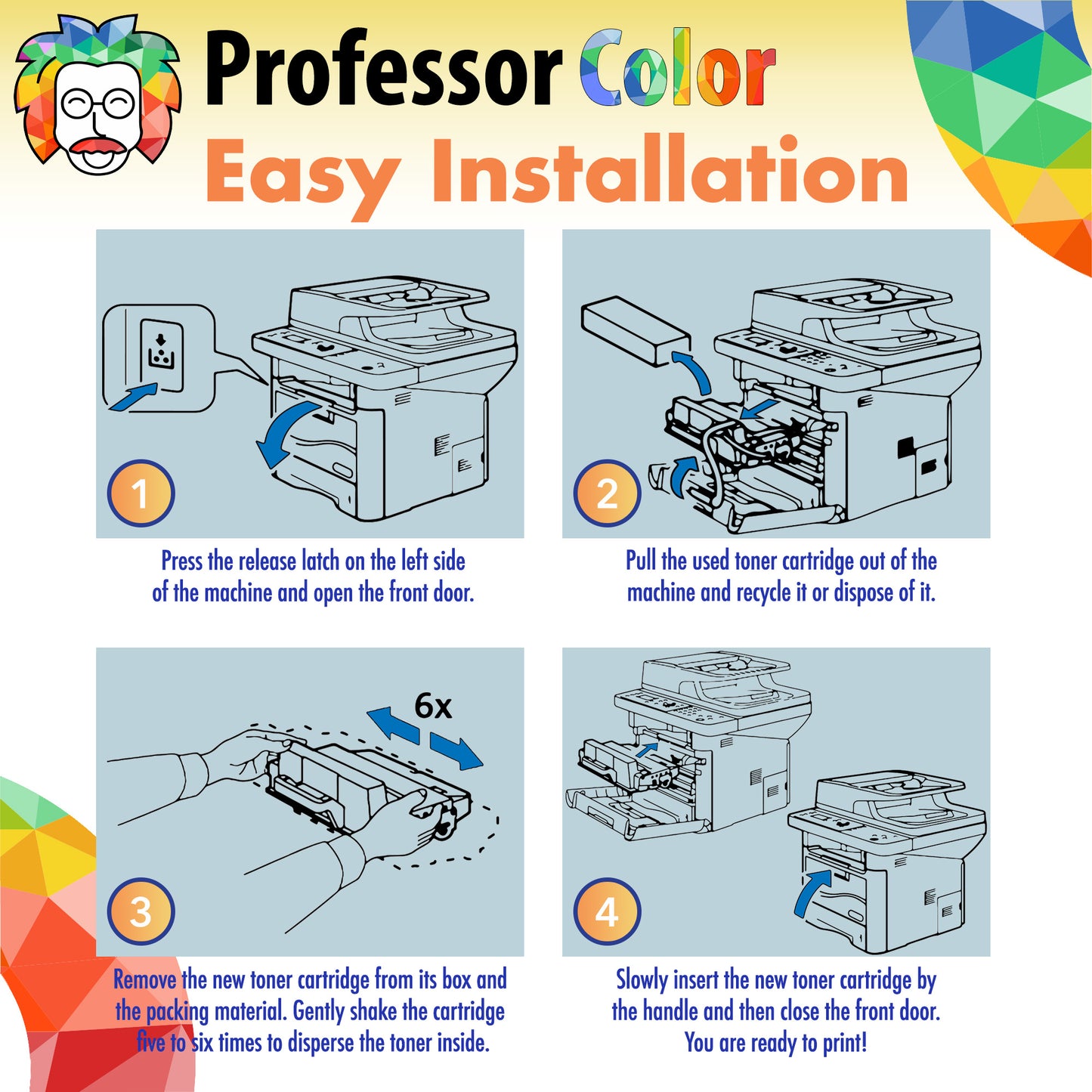 High Yield Black Toner - Professor Color