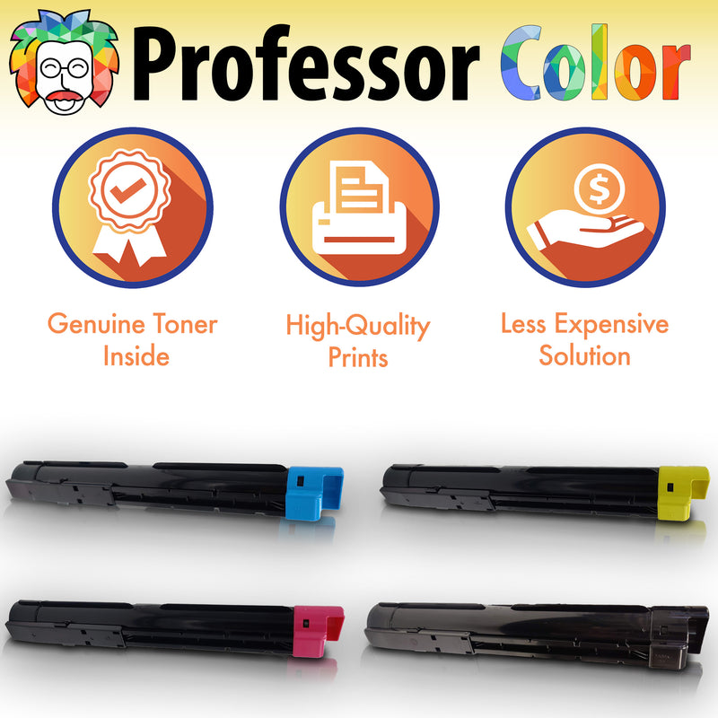 Standard Yield 4 Pack Multicolor Toner Set - Professor Color