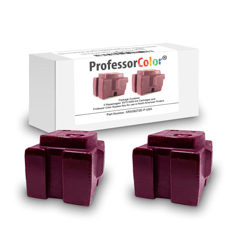 Professor Color Bypass Key Bundle Includes 8570 or 8580 Inks Replacing 108R00927 (2 Repackaged Magenta Inks) - Professor Color