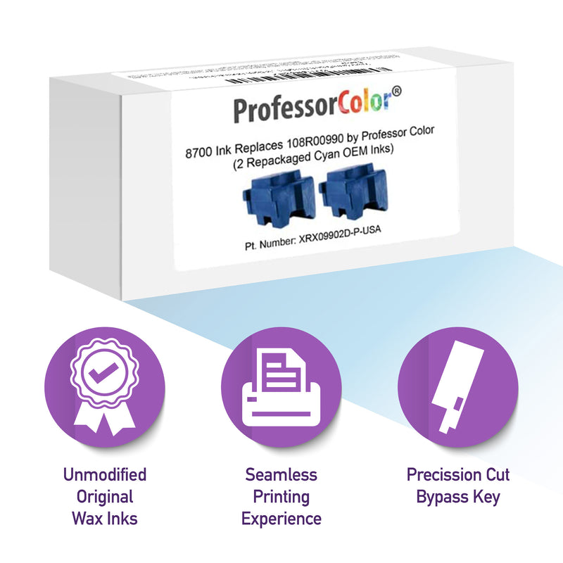 2 Pack Cyan Ink Set - Professor Color