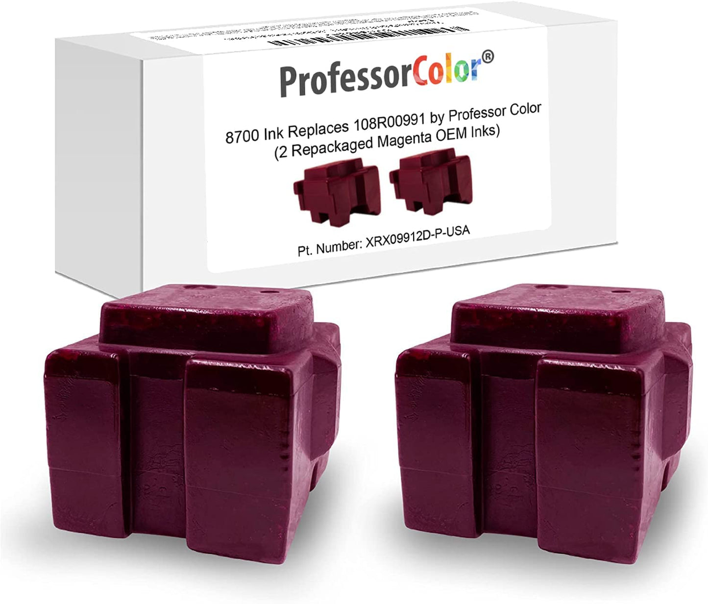 8700 Inks Replaces 108R00991 (2 Repackaged Magenta Inks) - Professor Color