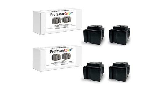 Professor Color Bypass Key Bundle Includes 8570 or 8580 Inks Replacing 108R00930 (4 Repackaged Black Inks) - Professor Color
