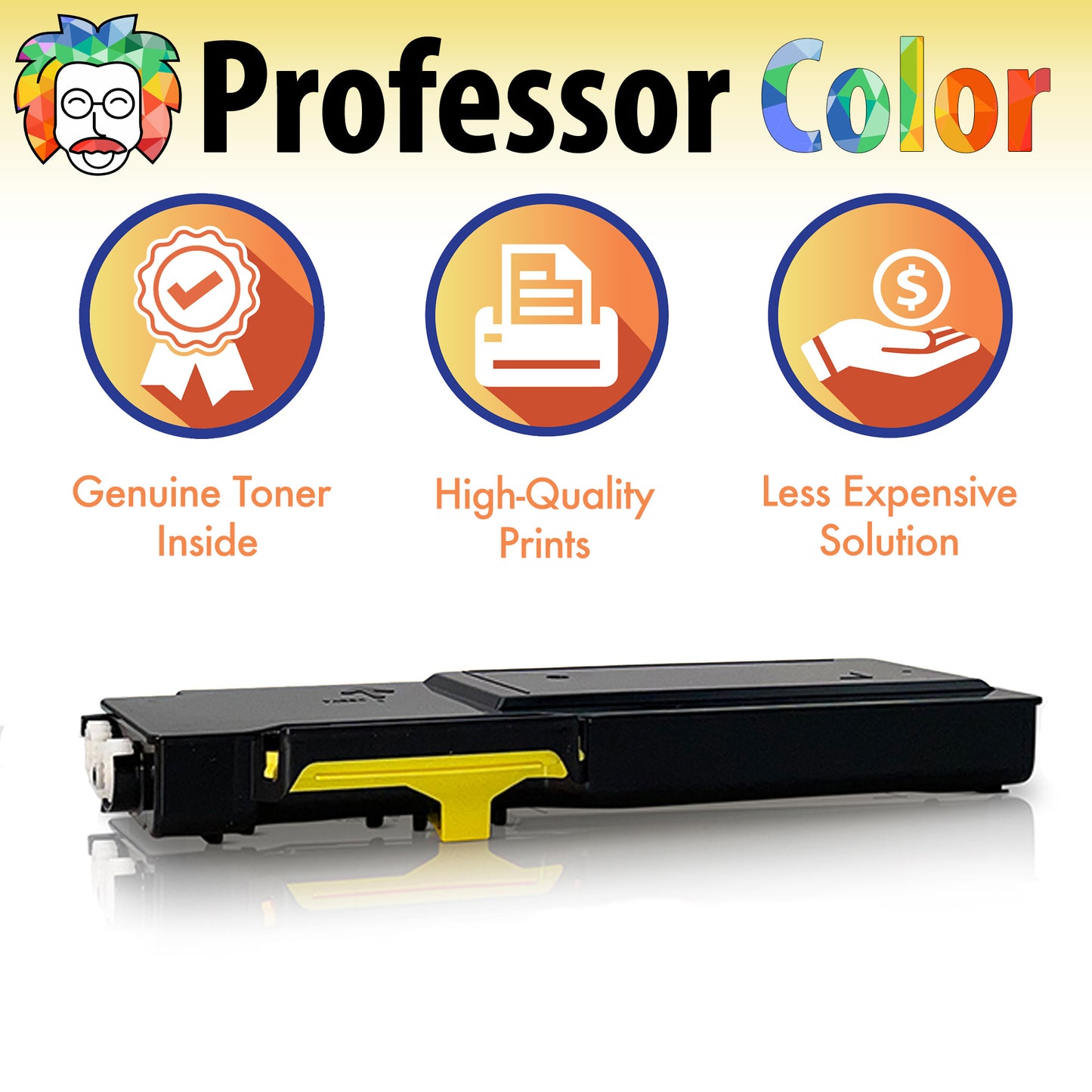 Extra High Yield Yellow Toner - Professor Color
