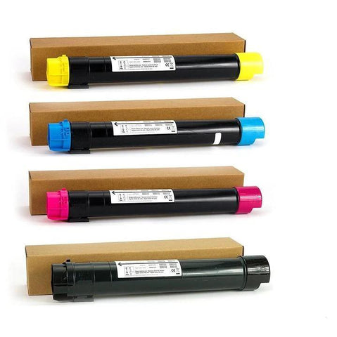 Professor Color Re-Coded Toner Cartridge Replacement for Xerox WorkCentre 7525/7535/7545/7556 | 006R01513 006R01514 006R01515 006R01516 - Toner Set - Professor Color