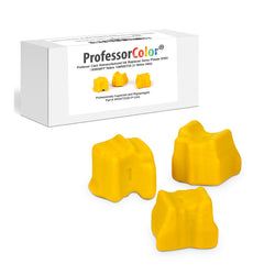 Professor Color Remanufactured Ink Replaces Phaser 8560 / 8560MFP Yellow 108R00725 (3 Yellow Inks) - Professor Color